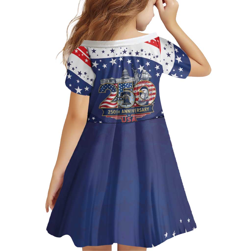 USA 250 Years of Freedom Family Matching Mermaid Dress and Hawaiian Shirt All American Pride
