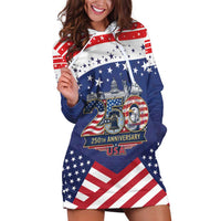 USA 250 Years of Freedom Hoodie Dress All American Pride
