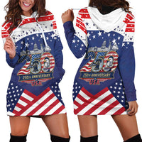 USA 250 Years of Freedom Hoodie Dress All American Pride