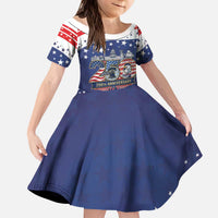 USA 250 Years of Freedom Kid Short Sleeve Dress All American Pride