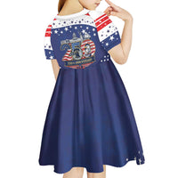 USA 250 Years of Freedom Kid Short Sleeve Dress All American Pride