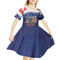 USA 250 Years of Freedom Kid Short Sleeve Dress All American Pride