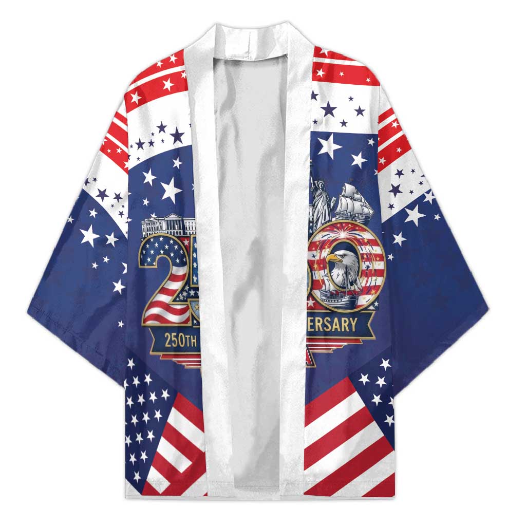 USA 250 Years of Freedom Kimono All American Pride