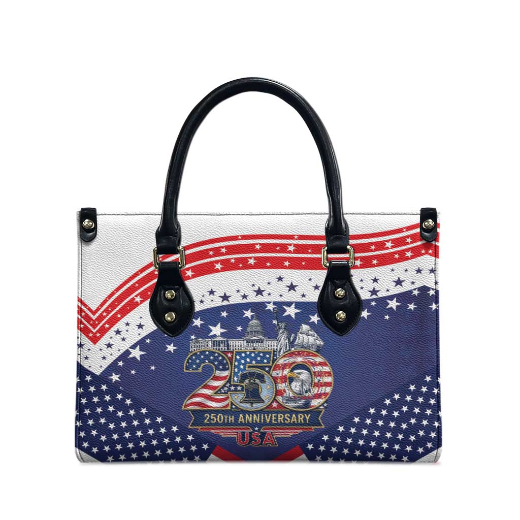 USA 250 Years of Freedom Leather Bag All American Pride