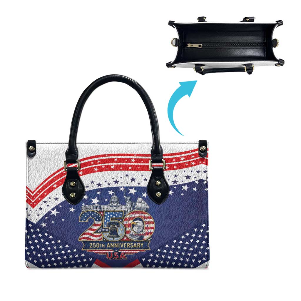 USA 250 Years of Freedom Leather Bag All American Pride