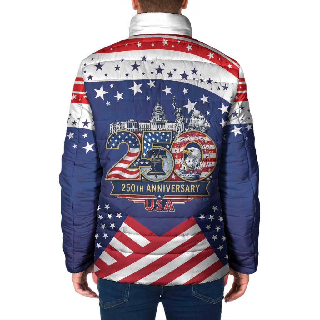 USA 250 Years of Freedom Padded Jacket All American Pride