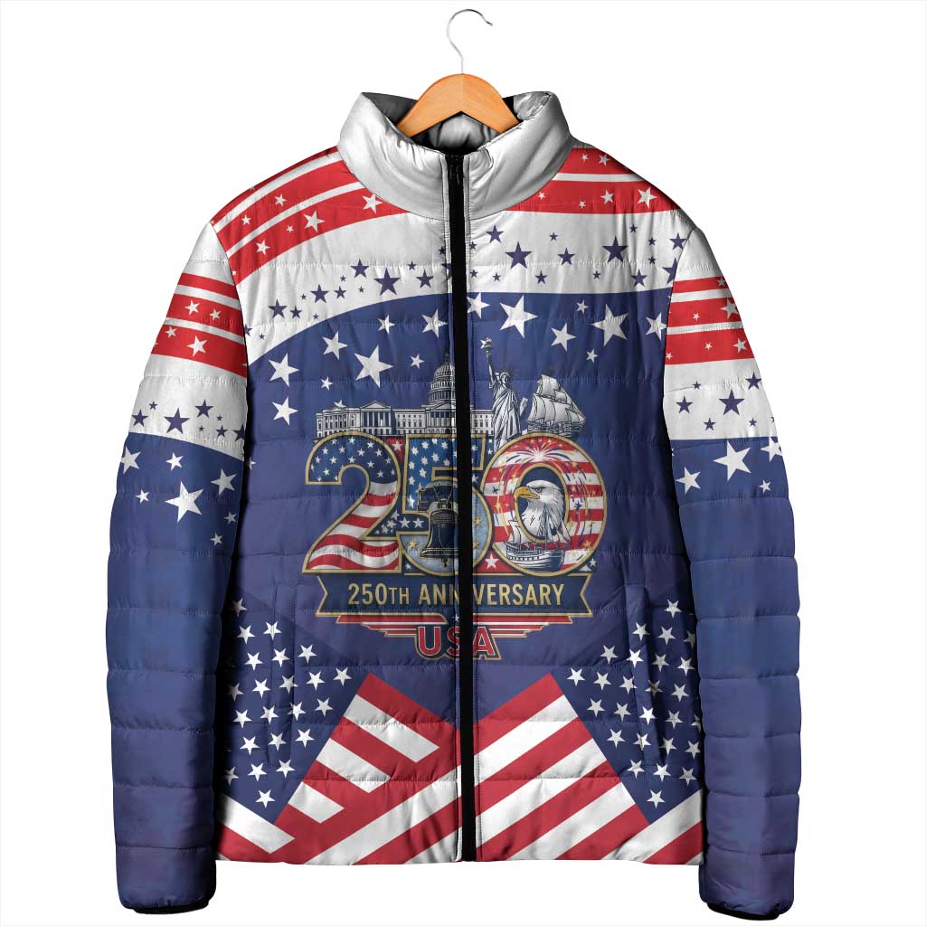 USA 250 Years of Freedom Padded Jacket All American Pride