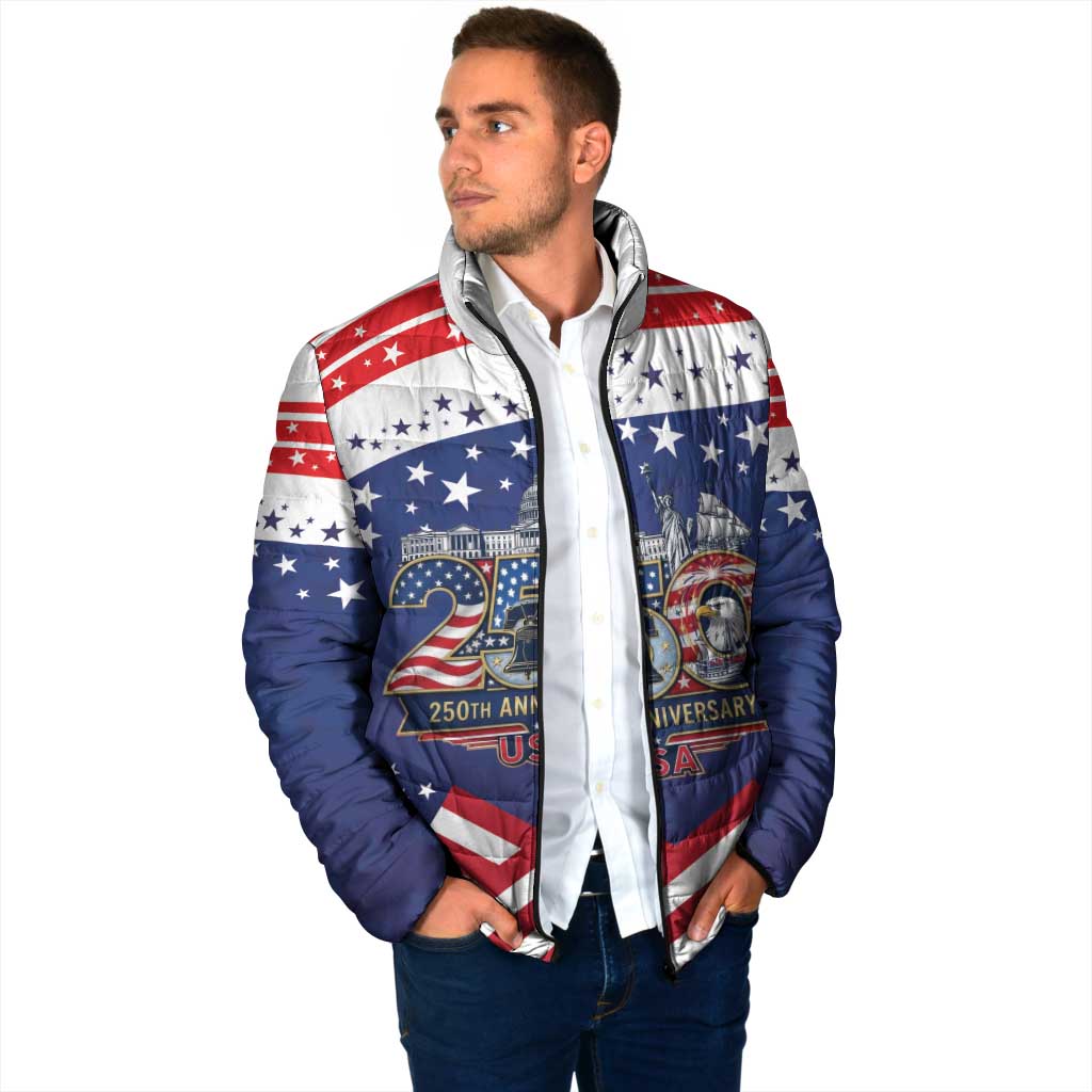 USA 250 Years of Freedom Padded Jacket All American Pride