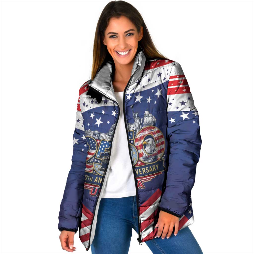 USA 250 Years of Freedom Padded Jacket All American Pride