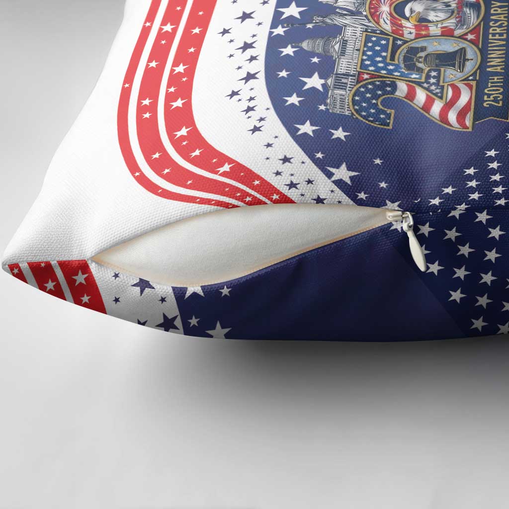 USA 250 Years of Freedom Pillow Cover All American Pride