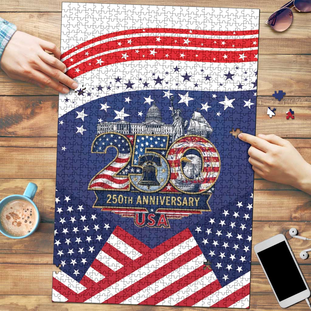 USA 250 Years of Freedom Puzzle All American Pride