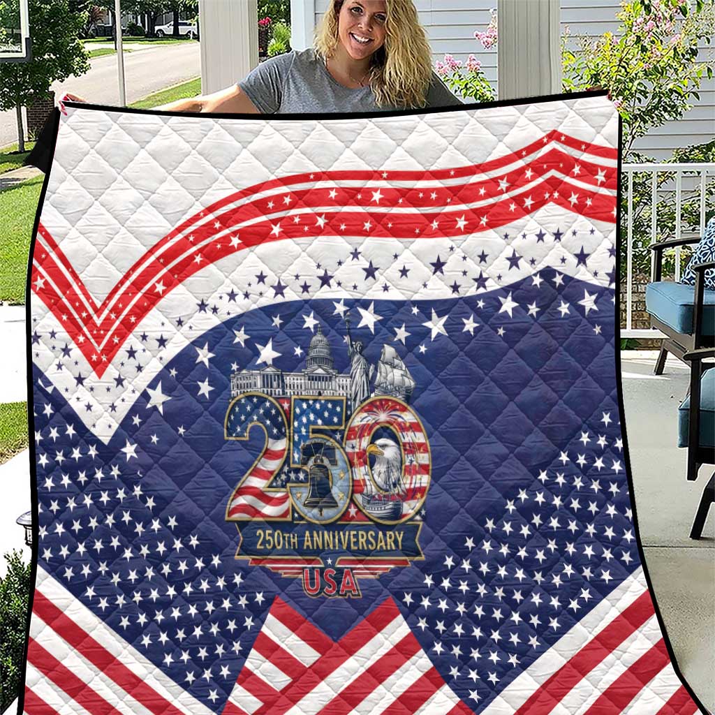 USA 250 Years of Freedom Quilt All American Pride
