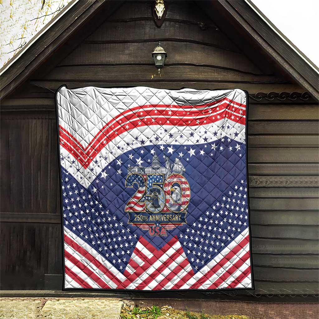 USA 250 Years of Freedom Quilt All American Pride