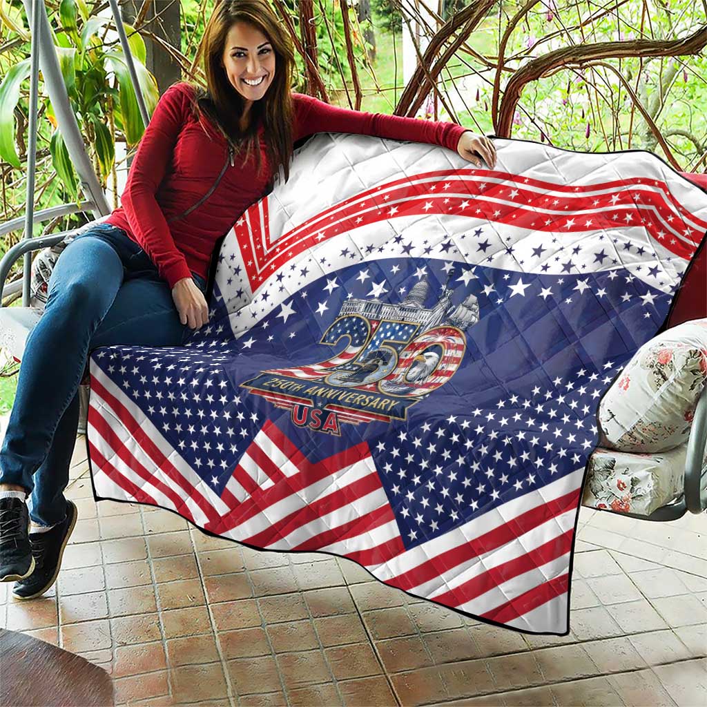 USA 250 Years of Freedom Quilt All American Pride