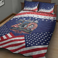 USA 250 Years of Freedom Quilt Bed Set All American Pride