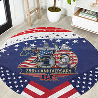 USA 250 Years of Freedom Round Carpet All American Pride