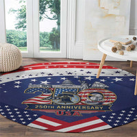 USA 250 Years of Freedom Round Carpet All American Pride