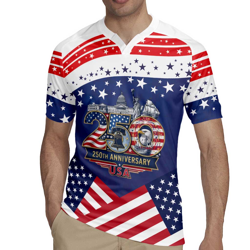 USA 250 Years of Freedom Rugby Jersey All American Pride