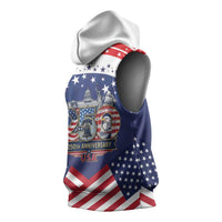 USA 250 Years of Freedom Sleeveless Hoodie All American Pride