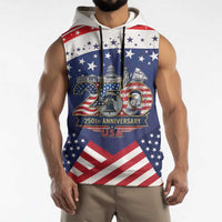 USA 250 Years of Freedom Sleeveless Hoodie All American Pride
