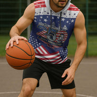 USA 250 Years of Freedom Sleeveless Hoodie All American Pride
