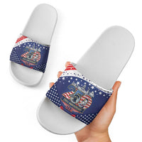 USA 250 Years of Freedom Slide Sandals All American Pride