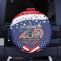 USA 250 Years of Freedom Spare Tire Cover All American Pride