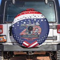 USA 250 Years of Freedom Spare Tire Cover All American Pride