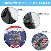 USA 250 Years of Freedom Spare Tire Cover All American Pride