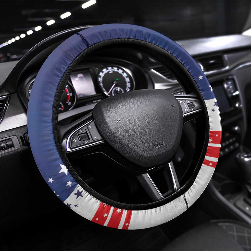 USA 250 Years of Freedom Steering Wheel Cover All American Pride