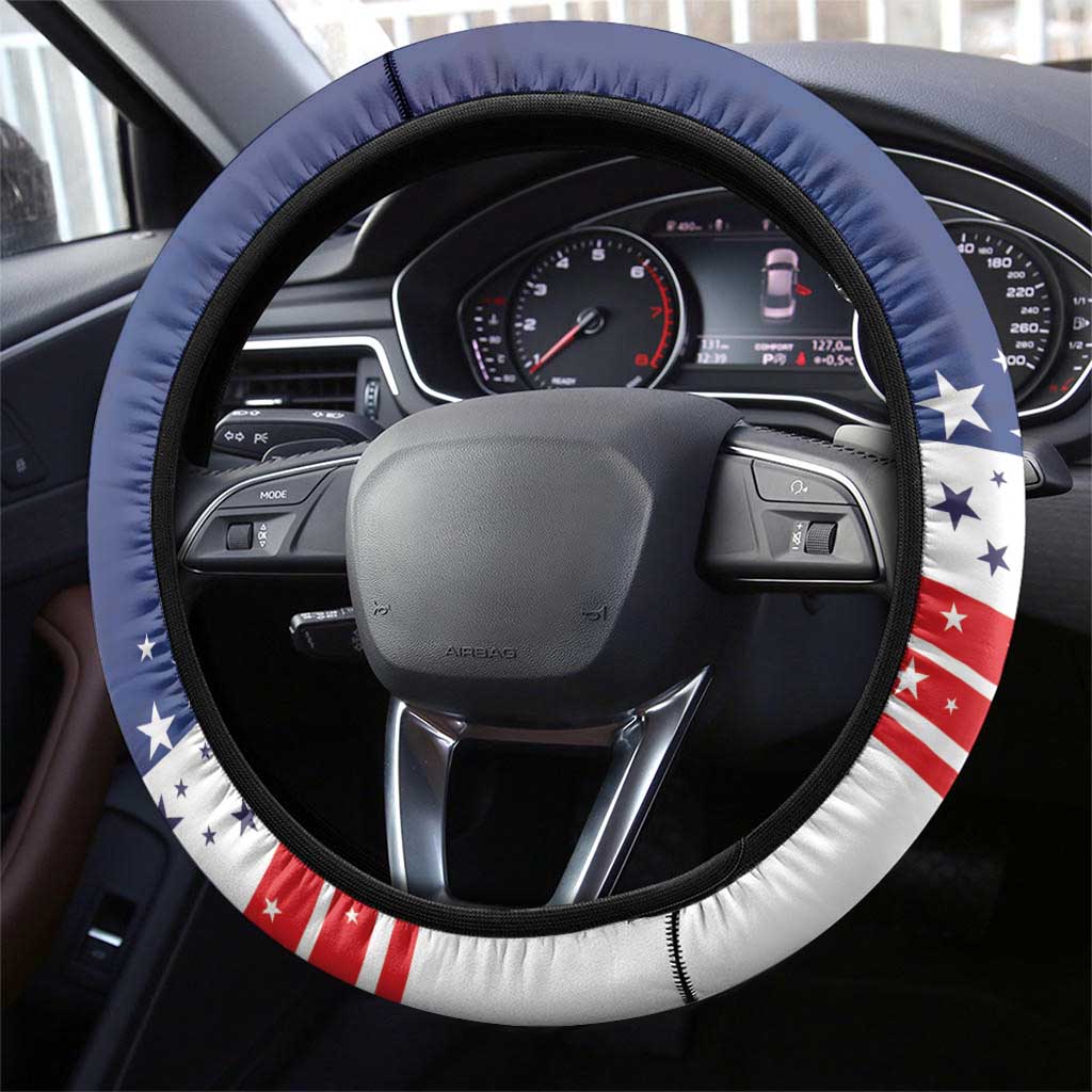 USA 250 Years of Freedom Steering Wheel Cover All American Pride