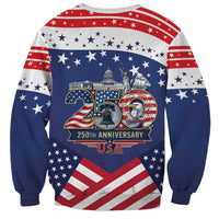 USA 250 Years of Freedom Sweatshirt All American Pride