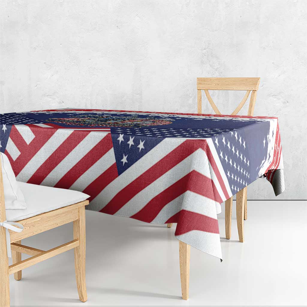 USA 250 Years of Freedom Tablecloth All American Pride