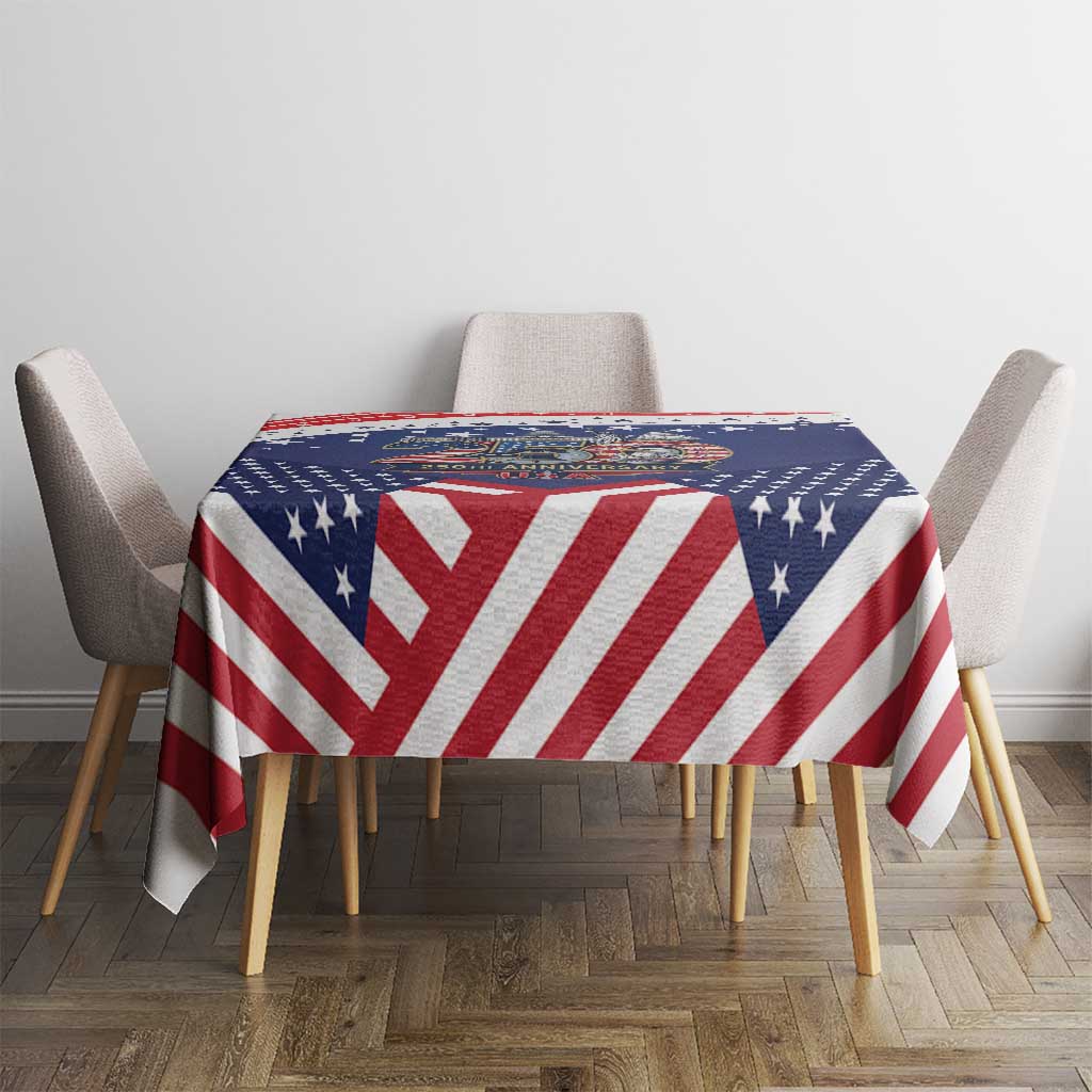 USA 250 Years of Freedom Tablecloth All American Pride