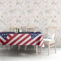 USA 250 Years of Freedom Tablecloth All American Pride