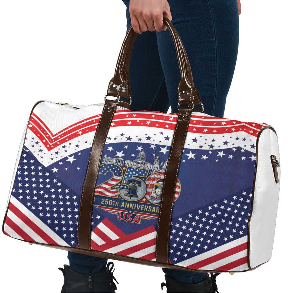 USA 250 Years of Freedom Travel Bag All American Pride