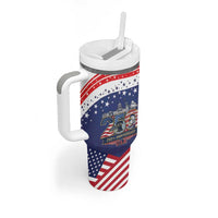 USA 250 Years of Freedom Tumbler With Handle All American Pride