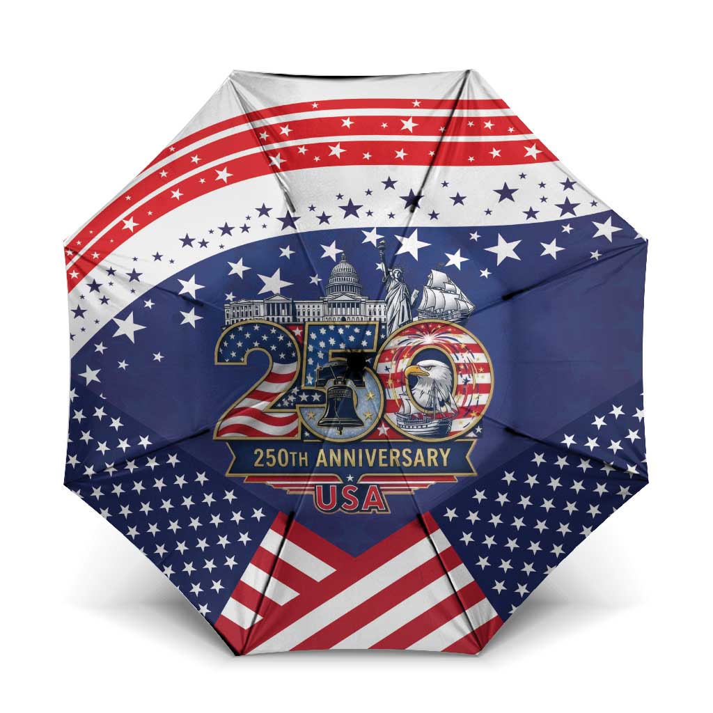 USA 250 Years of Freedom Umbrella All American Pride