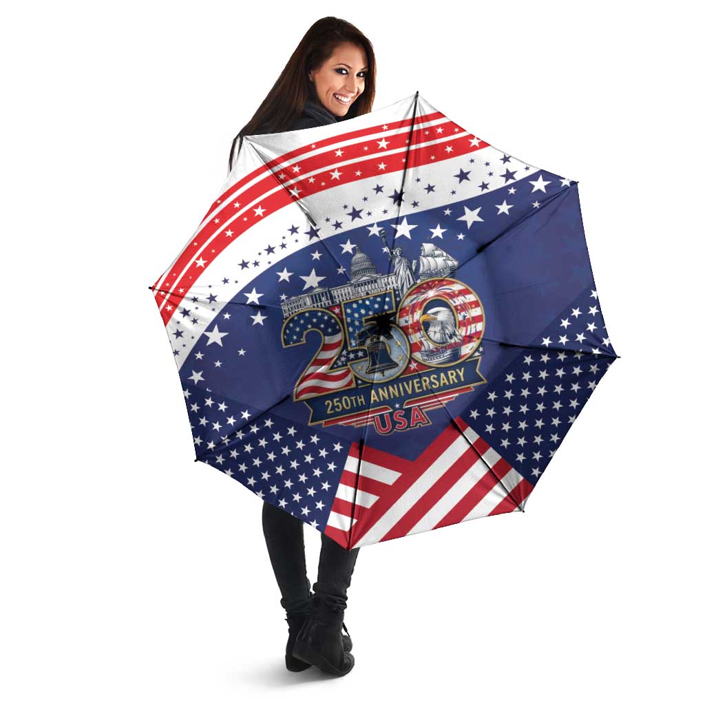 USA 250 Years of Freedom Umbrella All American Pride