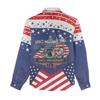 USA 250 Years of Freedom Women Casual Shirt All American Pride