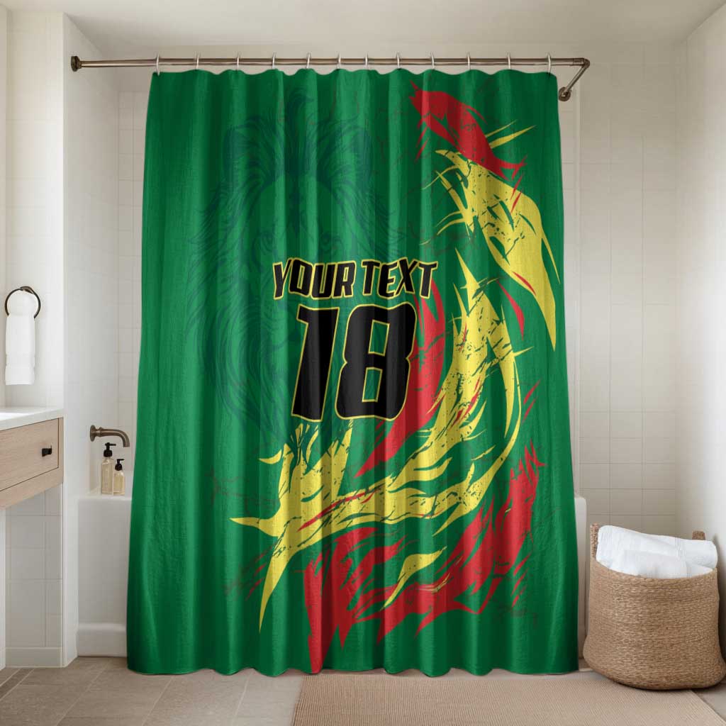 Senegal Football Pride Custom Bathroom Set Les Lions de la Teranga
