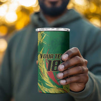 Senegal Football Pride Custom 4 in 1 Can Cooler Tumbler Les Lions de la Teranga