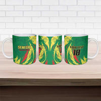 Senegal Football Pride Custom Ceramic Mug Les Lions de la Teranga