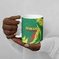Senegal Football Pride Custom Ceramic Mug Les Lions de la Teranga