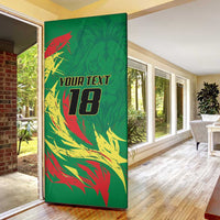Senegal Football Pride Custom Door Cover Les Lions de la Teranga