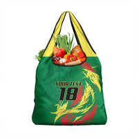 Senegal Football Pride Custom Grocery Bag Les Lions de la Teranga