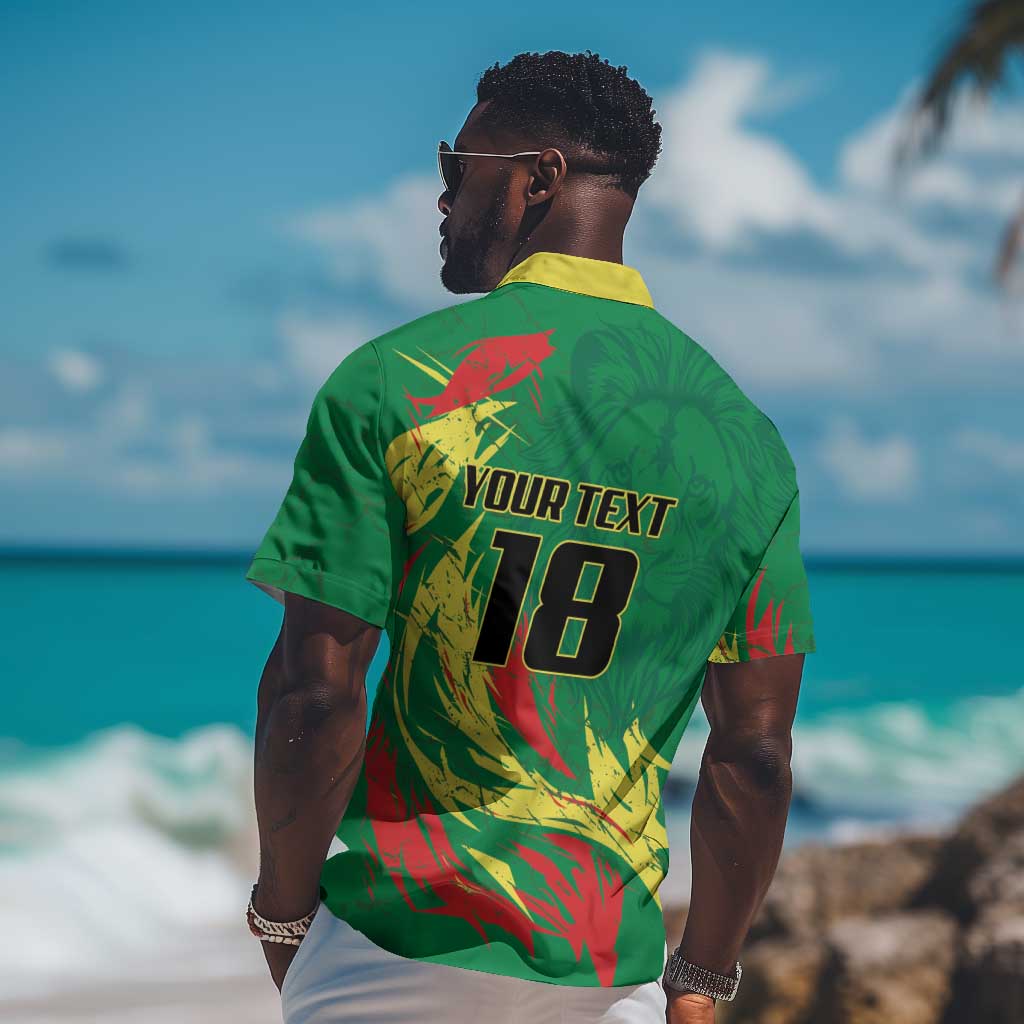 Senegal Football Pride Custom Hawaiian Shirt Les Lions de la Teranga