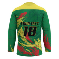 Senegal Football Pride Custom Hockey Jersey Les Lions de la Teranga
