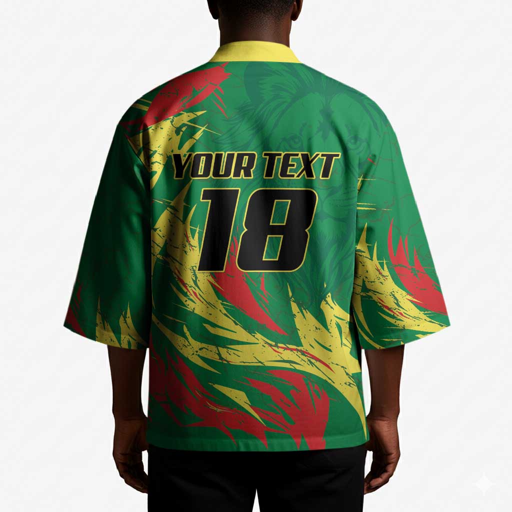 Senegal Football Pride Custom Kimono Les Lions de la Teranga