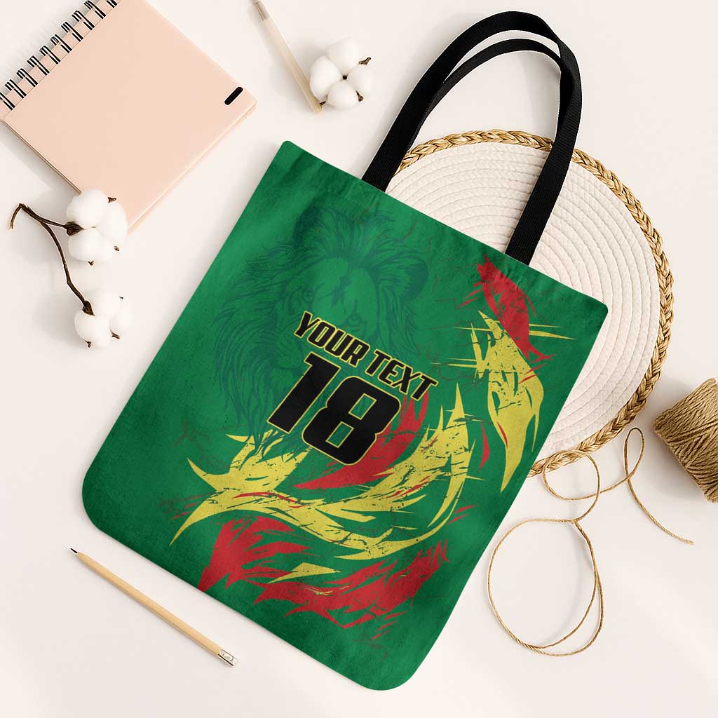 Senegal Football Pride Custom Tote Bag Les Lions de la Teranga